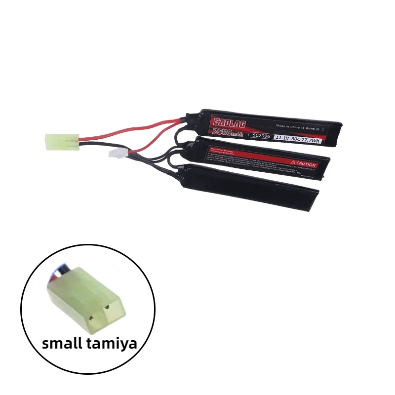 Фото 3S 11,1 В 2500 мАч LiPo аккумулятор с разъемом для водяного пистолета Airsoft AEG BB пистолет электрические игрушечные пистолеты 25C-50C с высоким разрядом №4