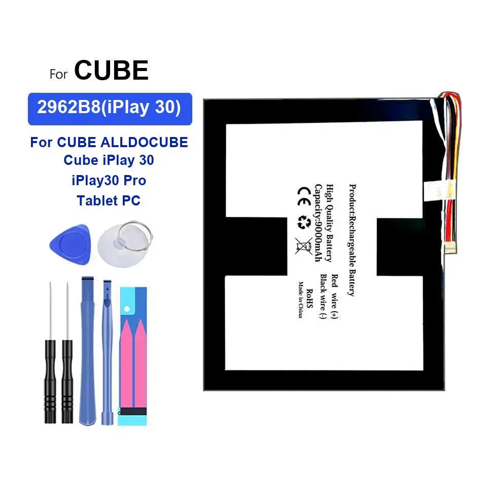 Фото Аккумулятор для Alldocube Cube iPlay 40 30 U78 8 Pro X Neo U1005 U1005-38127152 3977C8 iwork i 1x i30 11 12 T1020 2962B8 28198116 №2