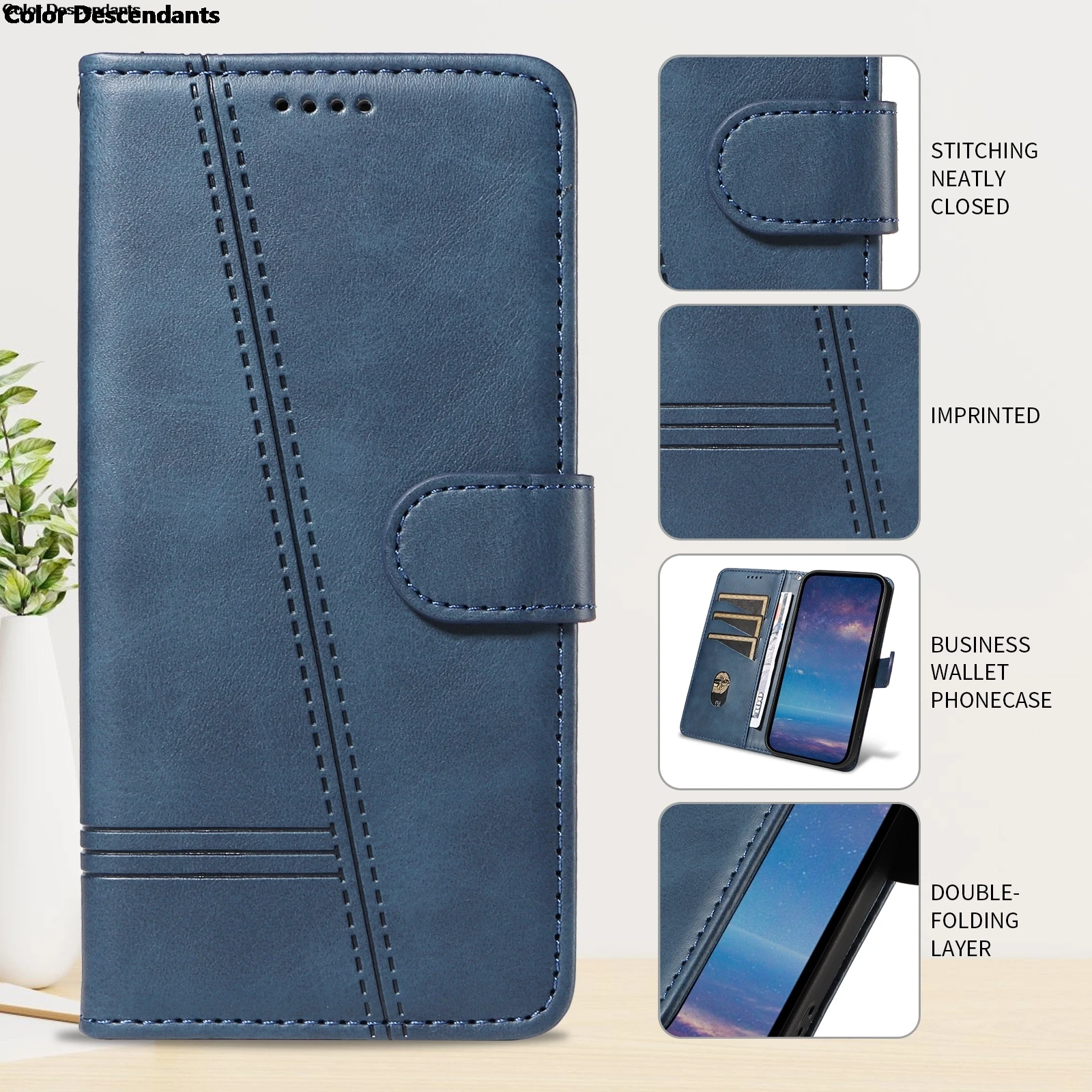 Линейный кожаный чехол для Honor 8 9 10 100 200 50 20 70 90 Magic 4 5 6 Lite Pro 5G Y70 Y90 20S 8A 7S 8S Flip Wallet Card Slot Cover