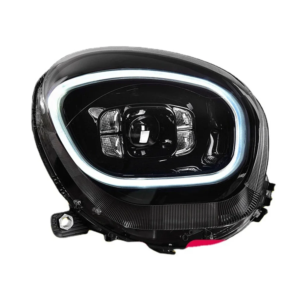 Фото Автомобильные фары для стайлинга, подходящие для BMW Mini Countryman R60 2010-2016, светодиодные линзы DRL, передние сигнальные огни RGB, автосборка №3
