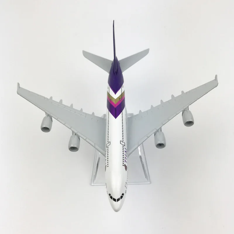 Фото 16 см тайская модель самолета Airways A380 Тайская модель самолета Airbus масштаб 1/400 модель самолета подарок коллекционные украшения №3