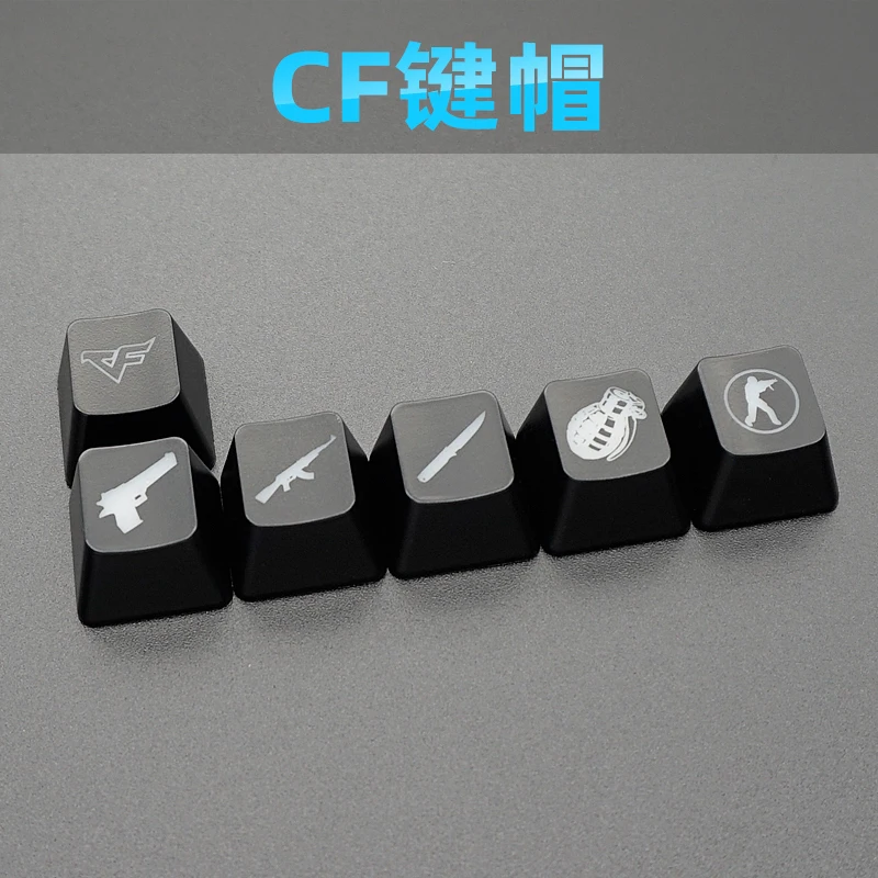 Игровые колпачки для клавиш CS GO, колпачки для клавиш CF, игровые колпачки для клавиш, аксессуары для игр, колпачки для механической клавиатуры из АБС-пластика