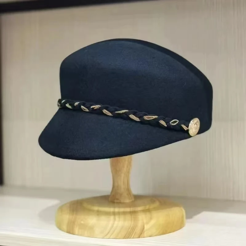 Фото Sombrero ecuestre декоративный декор для женщин, горра от бития, японская высокая качественная, tejida a mano, ретро, фиетльтро, №3