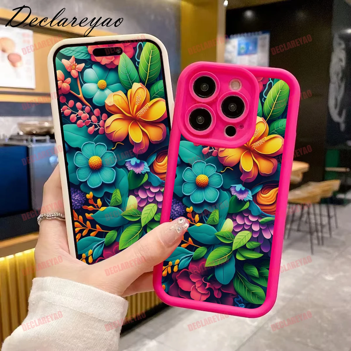 Фото DECLAREYAO Матовый ТПУ Мягкие легкие тонкие чехлы для Realme C63 N63 C65 C75 C61 Q5 V25 Narzo 7 60 5 C71 13 14 9 Чехлы противоударные №4