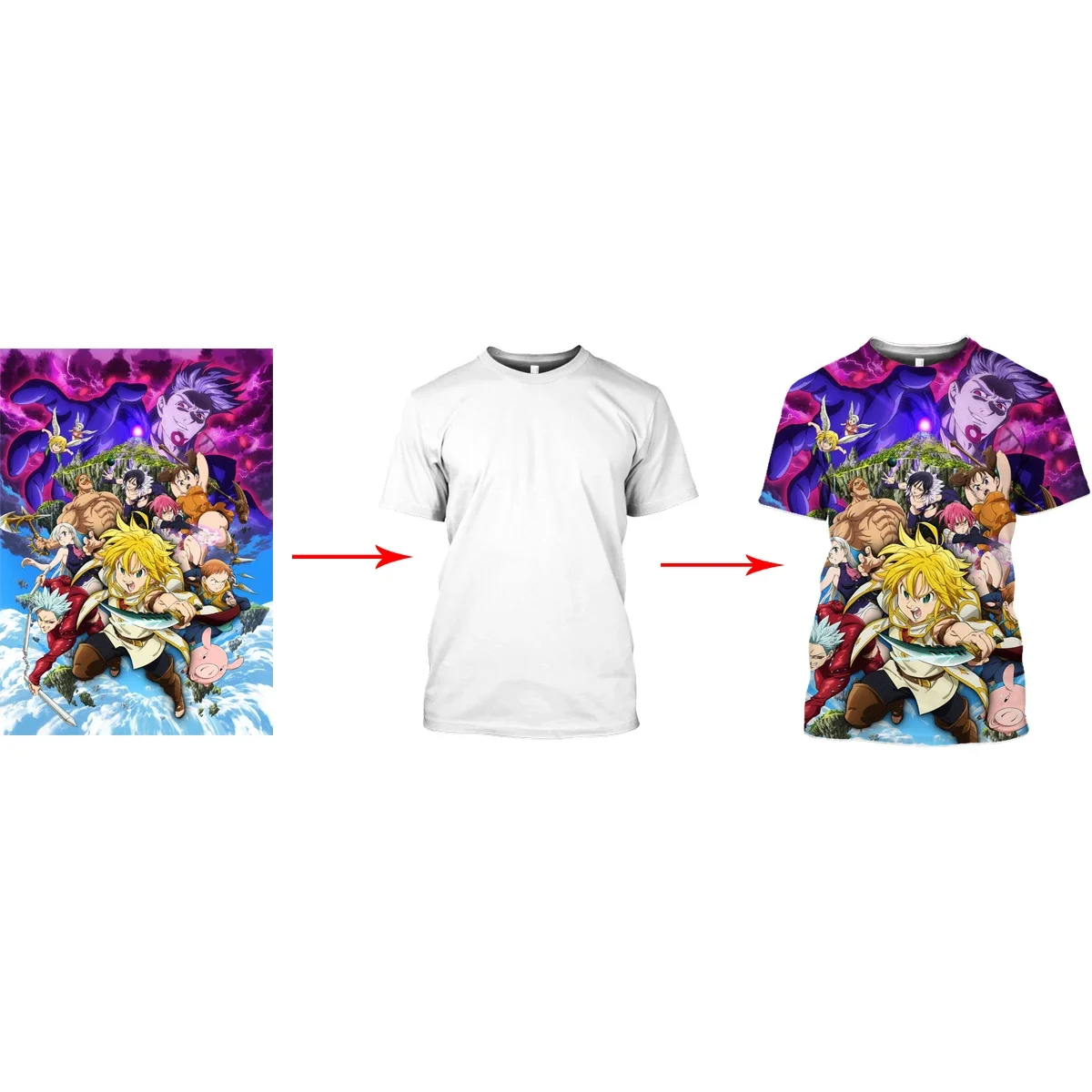 Kaus Hip Hop pria wanita, kaos cetak 3D gaya sendiri desain kuпод заказ Diy 2023, baju (art.: 3920c381151d9) - 3920c381151d9