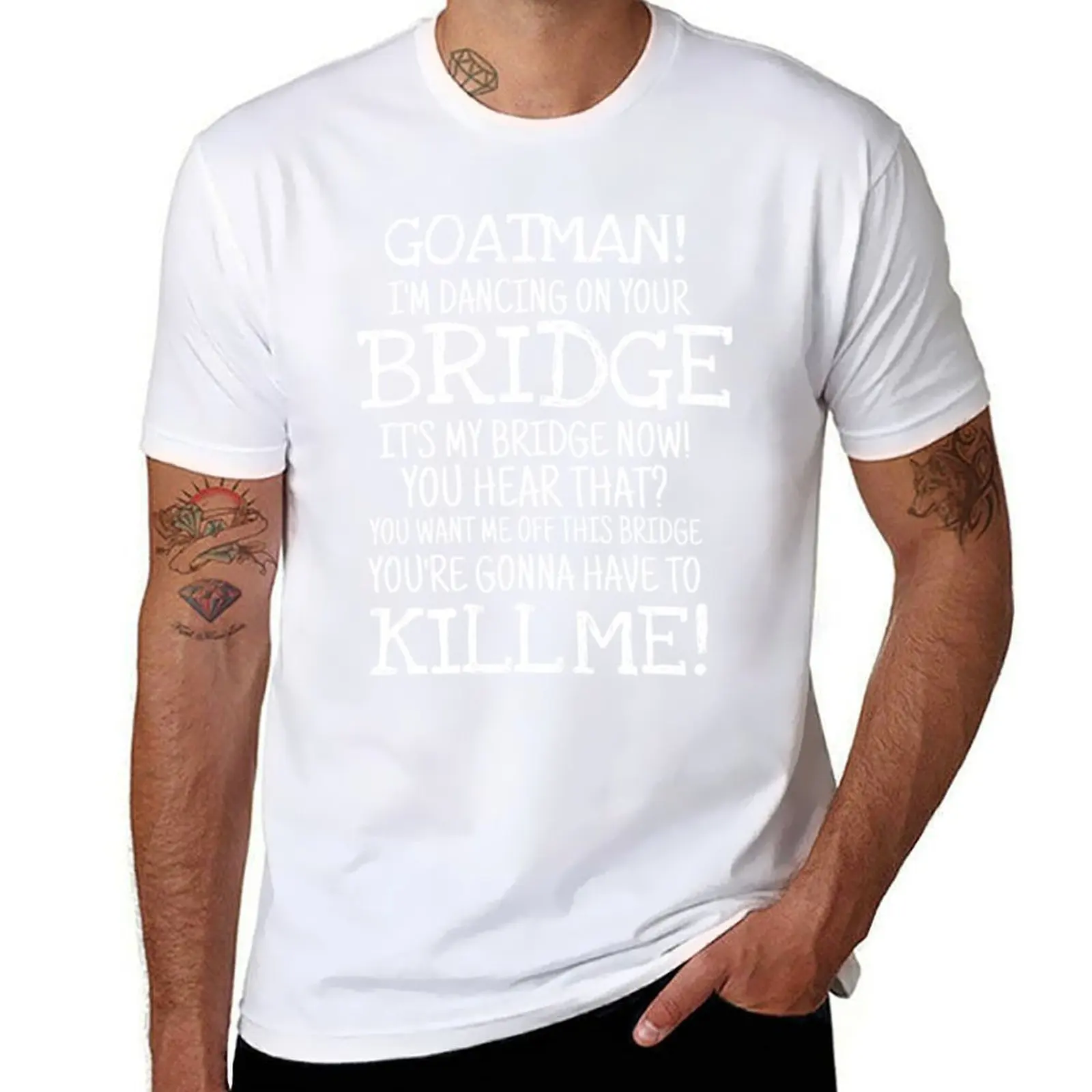 Футболка Goatman Buzzfeed Unsolved, забавные футболки, хлопковая мужская футболка, футболка с рисунком