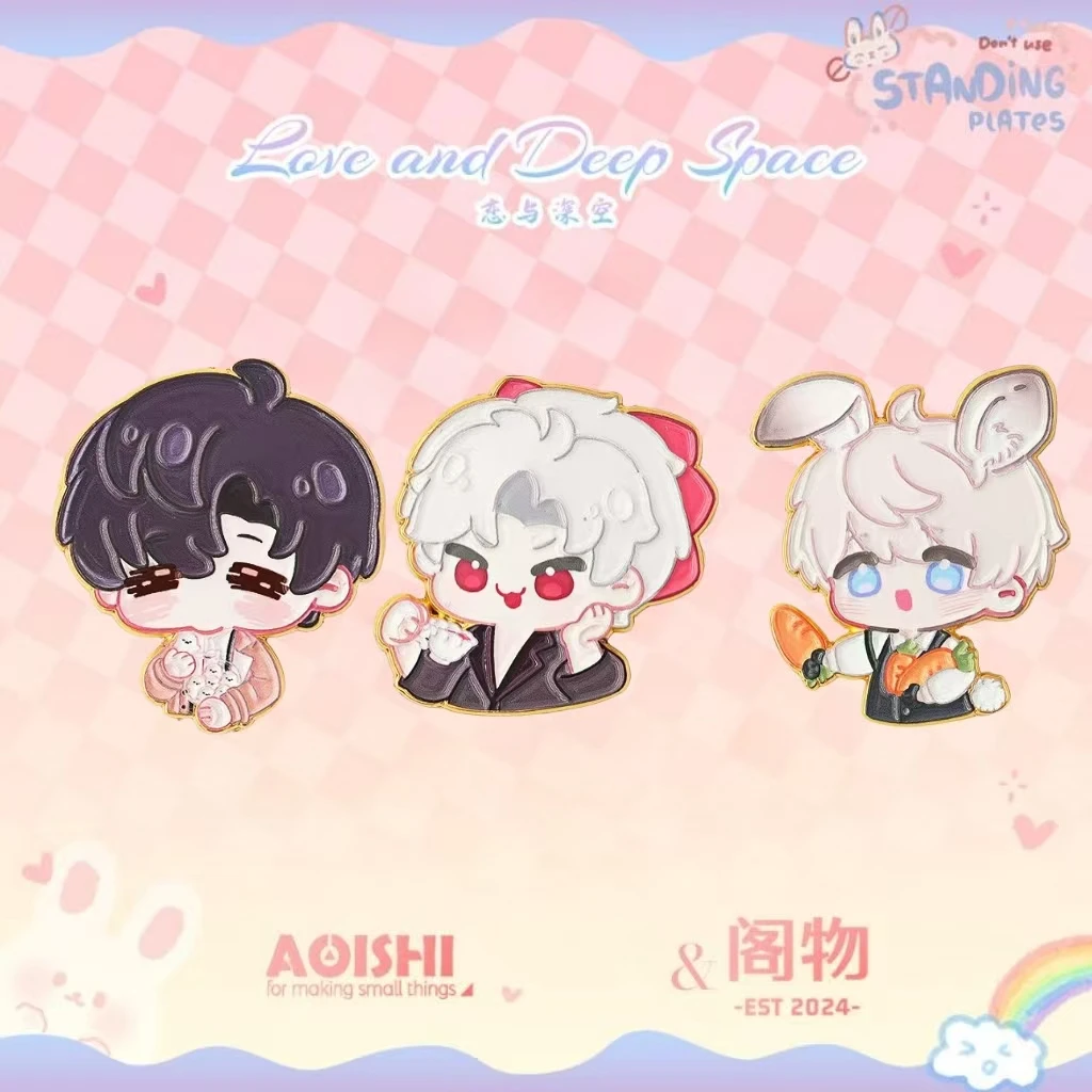 Любовь и глубокое пространство × Q-Cute munchies series Sylus Zayne Xavier колеги Ambitus металлическая табличка квадратный элемент коллекция подарок