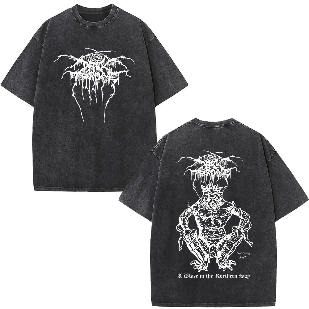 Mayhem Darkthrone винтажные потертые футболки Death Black Metal Rock Band футболка для мужчин и женщин готический панк футболка большого размера уличная одежда (art.: 3920cfe38ce12) - 3920cfe38ce12