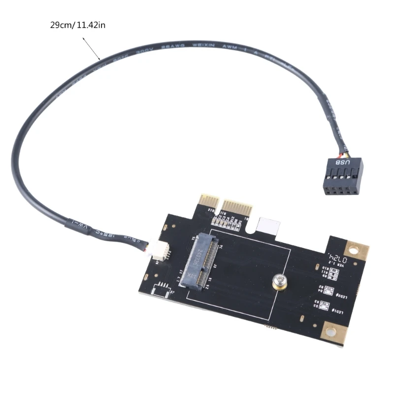 Карта адаптера M.2 NGFF для настольного ПК PCIE для настольного ПК AX200 AX210 MT7921 7922 (art.: 3920cadc6853f) - 3920cadc6853f