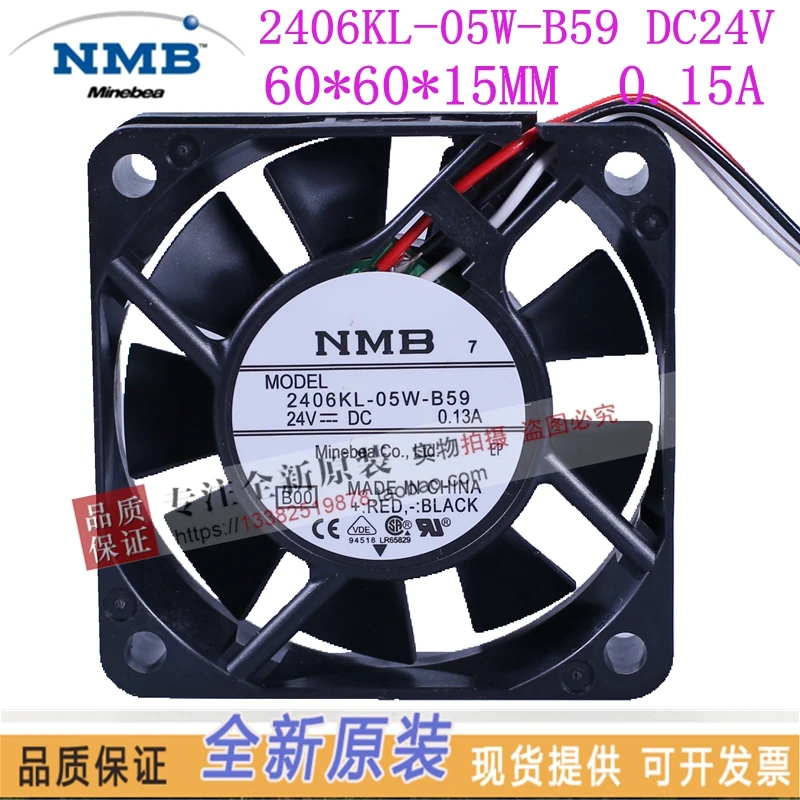 НОВЫЙ NMB-MAT NMB 2406kl 05 Вт b59 ДЛЯ FANUC 6015 DC24V 0.13A охлаждающий вентилятор