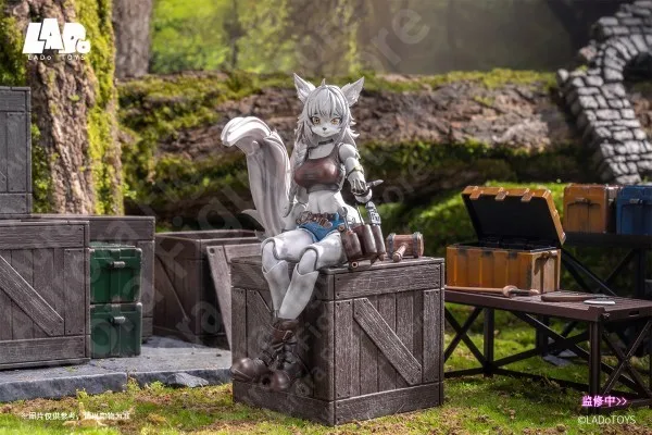 Фото В наличии 100% оригинальный фиксатор LADOTOYS Liya Ver. Модель-ремонтник Wolf Girl ERA 001, анимационная модель, индивидуальная фигурка, игрушки №3
