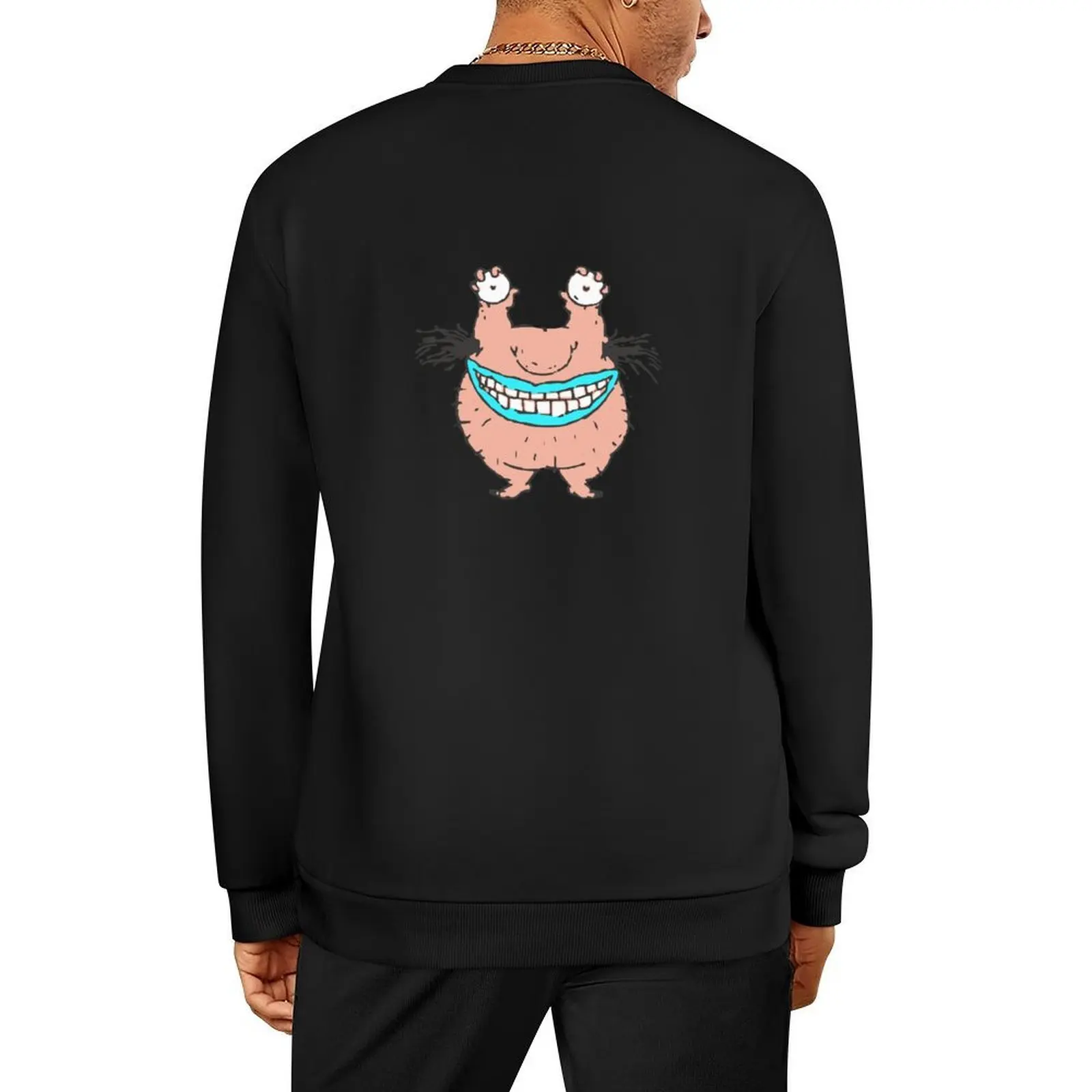 Пуловер Ahh Real Monsters Crumb, мужская одежда, мужская толстовка в японском стиле, эстетичная одежда, толстовки для мужчин