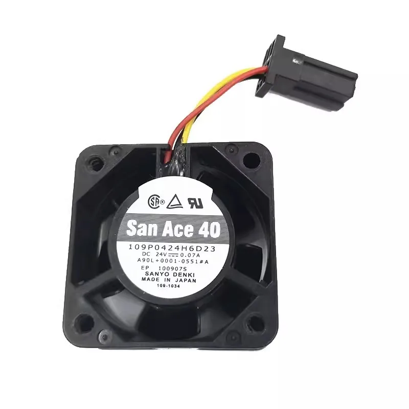 Новый вентилятор охлаждения для San Ace40 109P0424H6D23 Fanuc вентилятор с системой управления 24 В постоянного тока 0,07 а Вентилятор охлаждения