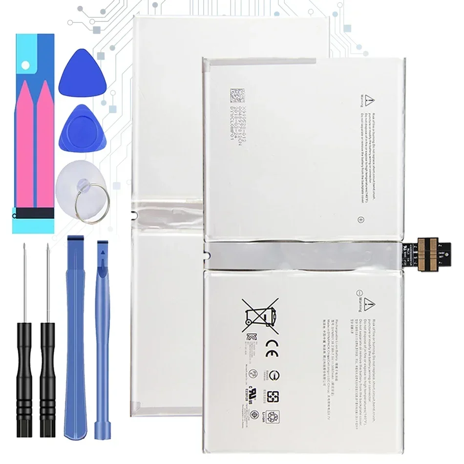 Сменный аккумулятор 5087 мАч для планшета Microsoft Surface Pro 4 Pro4 1724 12,3 дюйма, 7,5 в, Вт/ч, литий-полимерная батарея, гарантия 1 год