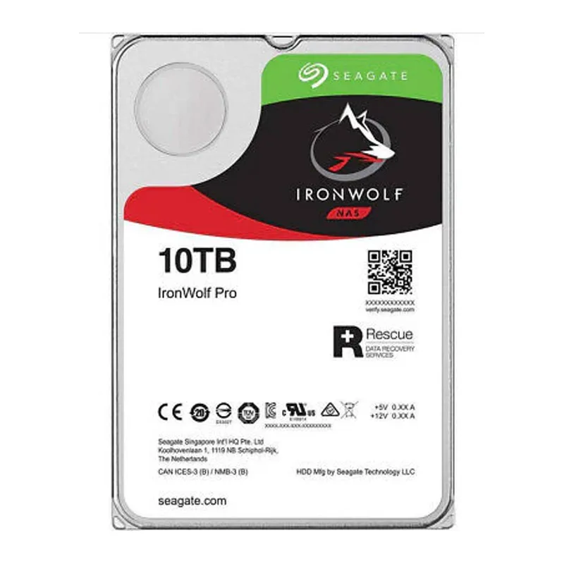 Жесткий диск Seagate IronWolf Pro 10 ТБ ST10000NE0008, NAS-Оптимизированный, 7200 об/мин, 256 Мб кэш-памяти-восстановленный