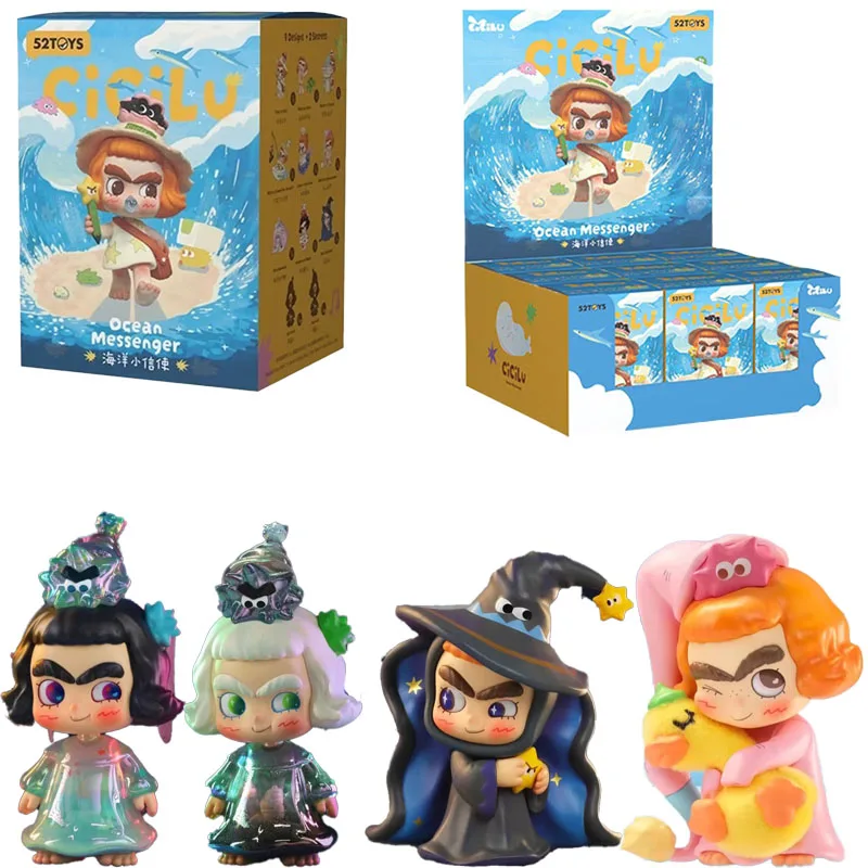 Новая 52TOYS CiCiLu слепая коробка Ocean Messenger Series, аниме Wacky CICILU, слепая коробка, сбор детских игрушек, загадочная коробка, подарок