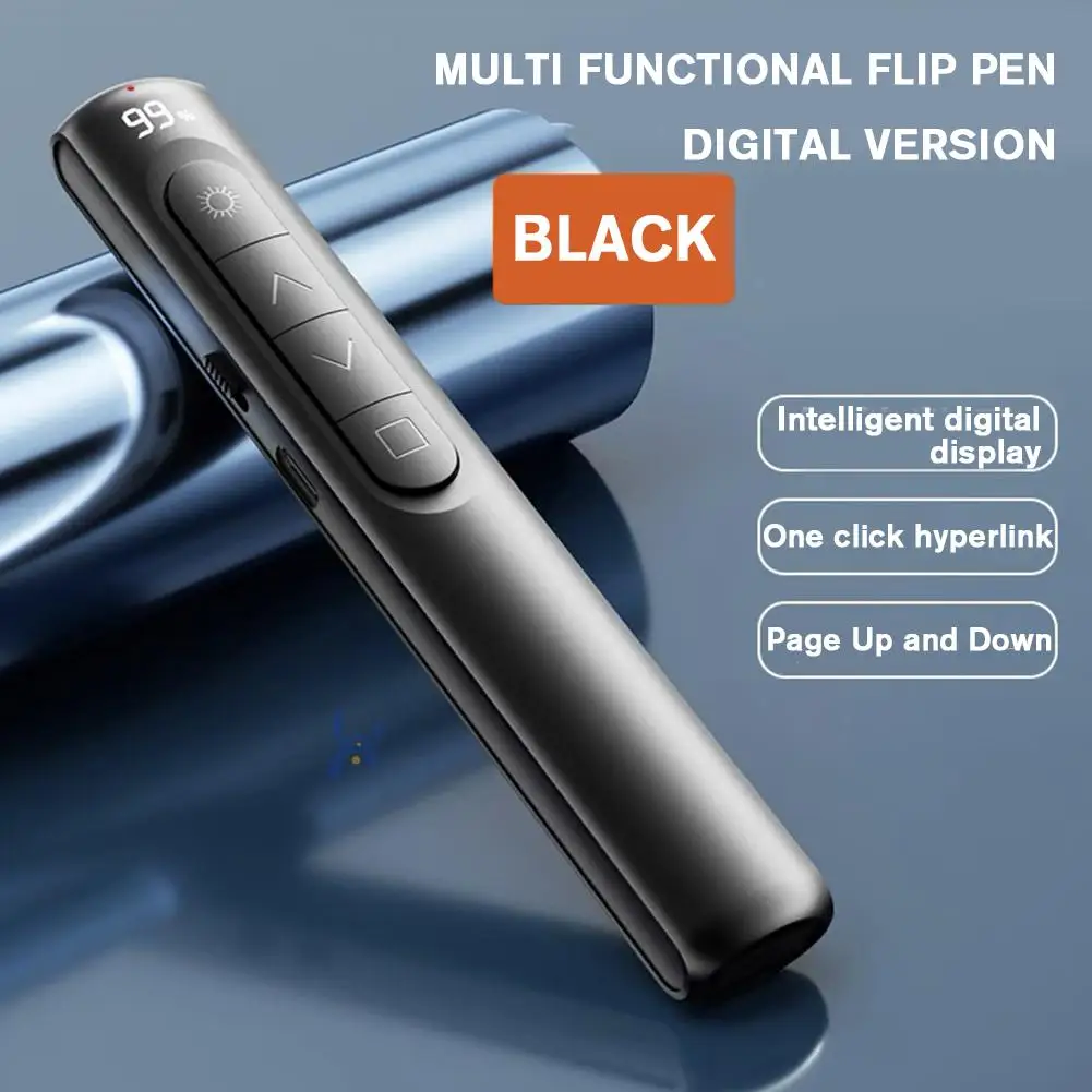 Беспроводная презентация Clicker 2,4G 100M, USB проектор, поворотная ручка, инструменты для Windows/Mac OS/Linux/Android T5Z8