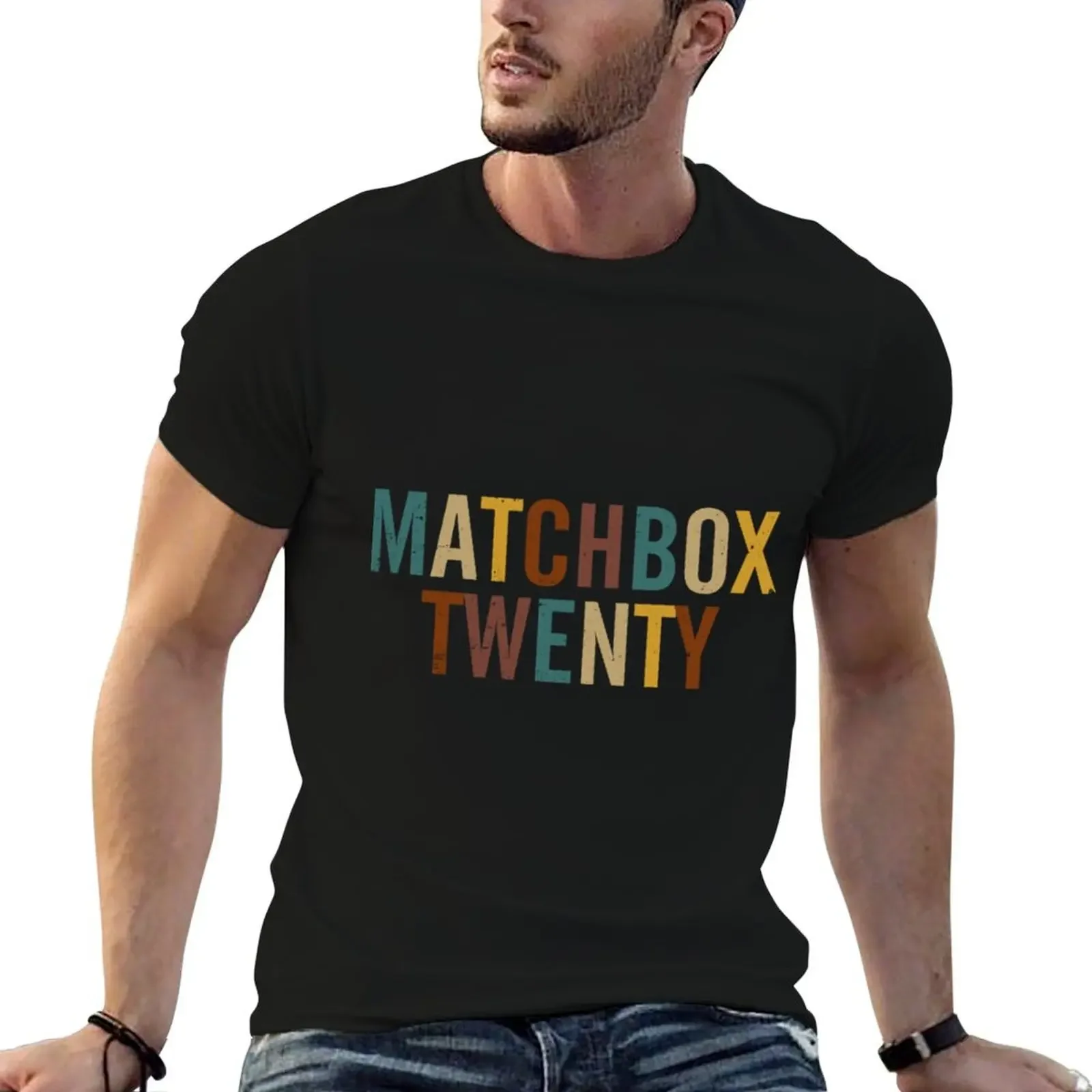 Графическая футболка Proud Matchbox с именем персонализированного дня рождения 70-х, 80-х, 90-х годов, стили, мешковатые рубашки, возвышенные черные мужские футболки