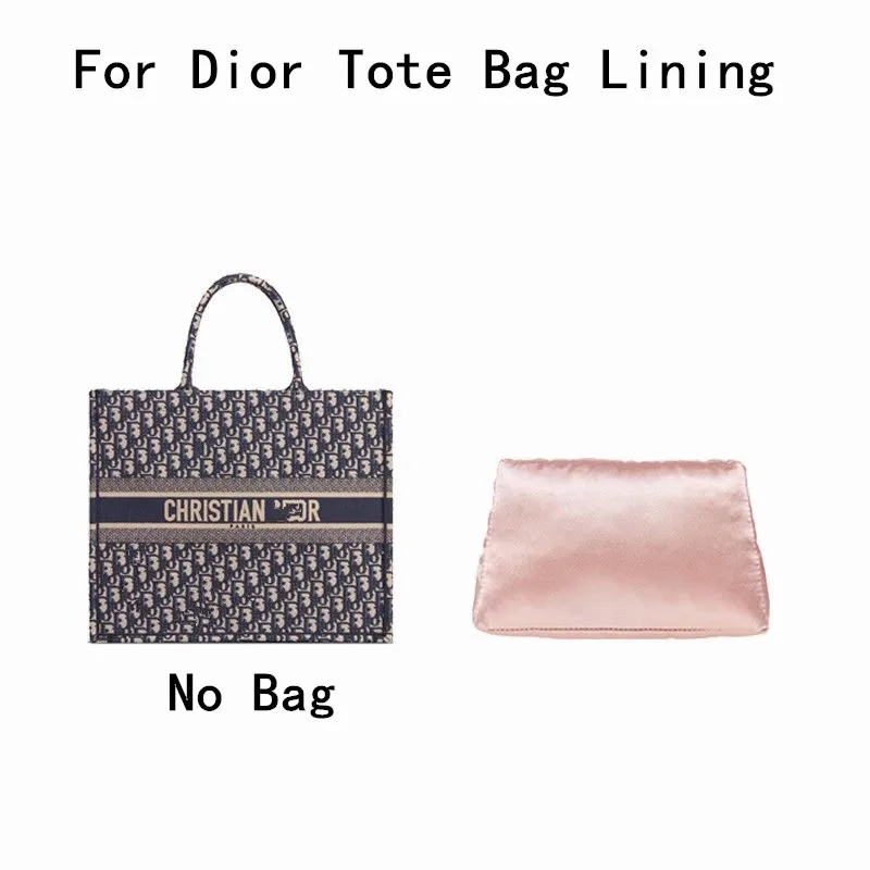 Сумка из чистой шелковой ткани ручной работы, поддерживающая подкладка для Dior Book, большая сумка, антидеформационная сумка-органайзер Детали и аксессуары для сумок