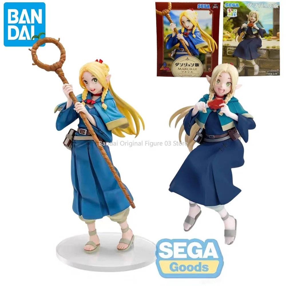 Оригинальная подлинная SEGA Luminasta Delicious In Dungeon 17 см Marsilla Marushiru, коллекция ПВХ для девочек, модель игрушки, оптовая продажа QWIOOE