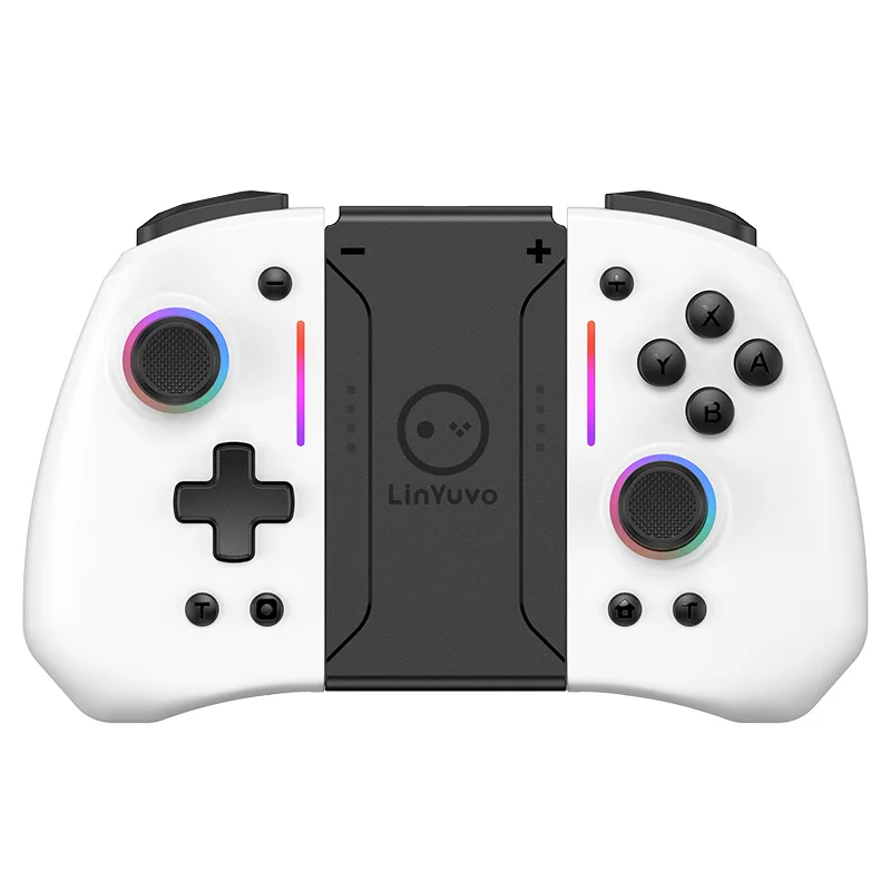 Joypad RGB 2025 KS42, автоматический контроллер пробуждения с Bluetooth, соматосенсорный шестиосевой для ручки переключателя/переключателя OLED