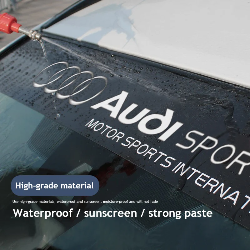 Наклейка для Audi Quattro A3 A4 A6 A5 Q5 A1 Q7 Q3 Q2 Q8 A7 A8 TT S1 SQ5 RSQ3 RSQ8