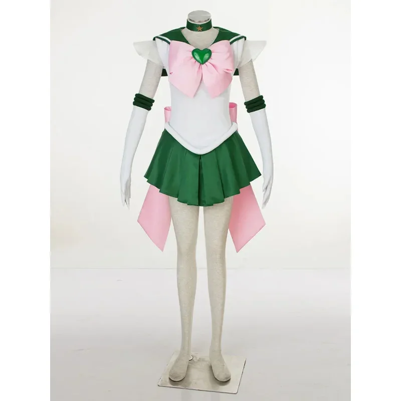 ML72 аниме косплей Sailor Stars SuperS Kino Makoto косплей SuperS Sailor Jupiter платье Хэллоуин косплей костюм &ZO