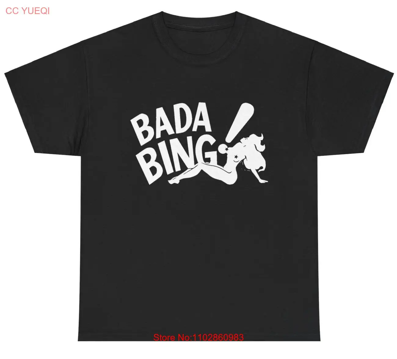 Футболка Sopranos Bada Bing, рубашка телешоу, рубашка Сопрано