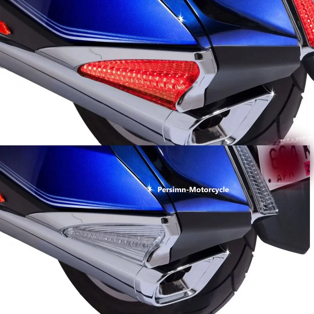 Фото Для Honda Goldwing GL1800 GL 1800 F6B 2018 2019 светодиодная седельная сумка Accent Swoop Case GL1800 2021, новые аксессуары для мотоцикла №3