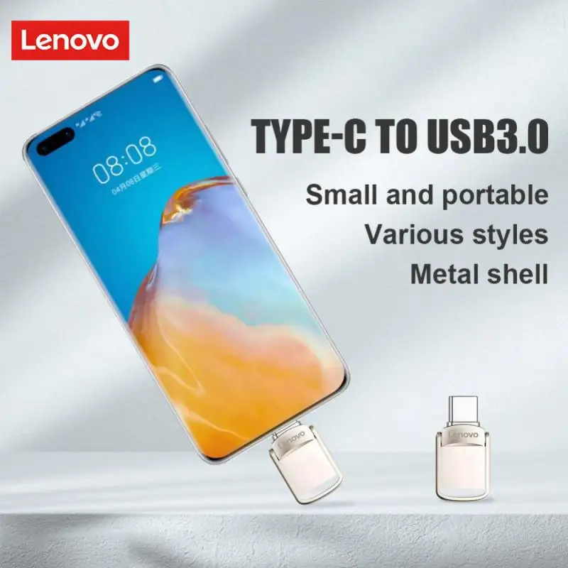 Оригинальный флэш-накопитель Lenovo USB 3,0, высокоскоростной Флэш-накопитель, 1 ТБ, металлический водонепроницаемый USB-накопитель Type-C для устройств хранения компьютеров (art.: 3920c7f4627be) - 3920c7f4627be