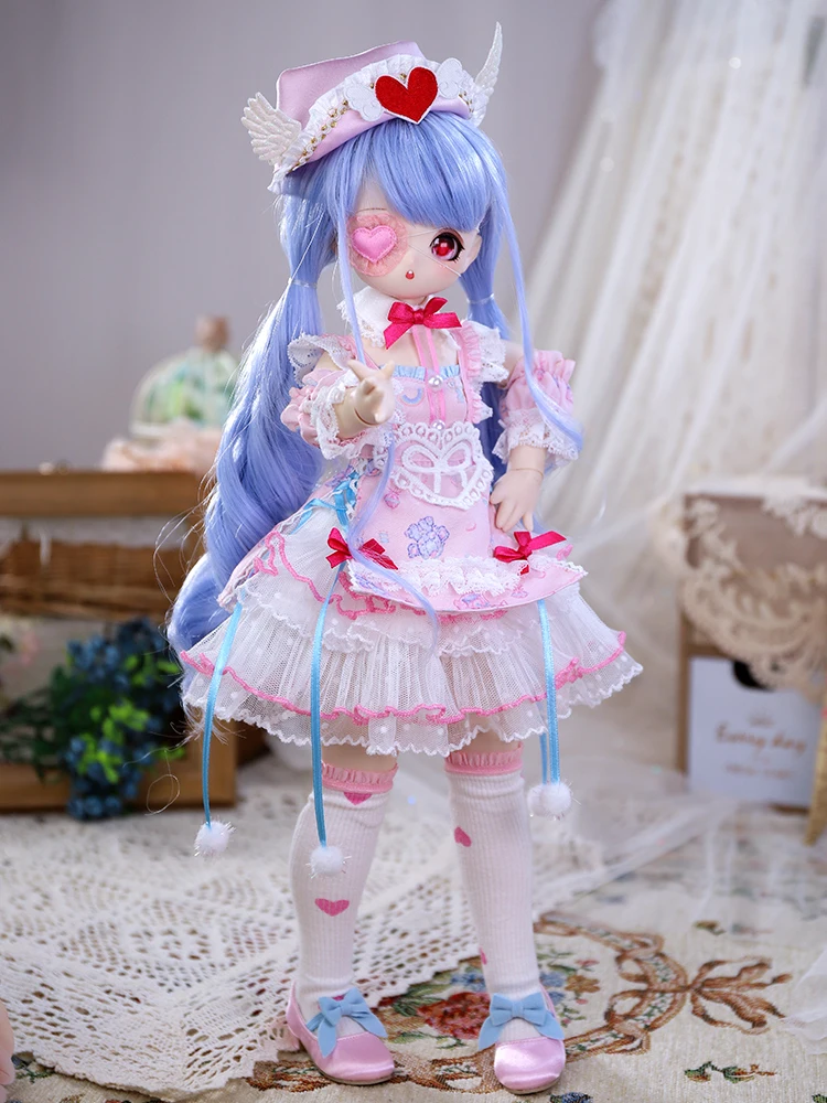 Фото Куклы с подвижными фигурами 40 см, популярные куклы 1/4 Bjd, кавайные куклы Bjd, коллекционные модели, настольное украшение для девочек, специальный подарок для детей №4