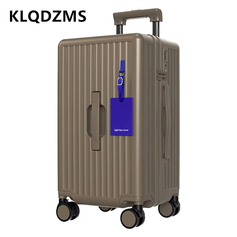 KLQDZMS чемодан для ПК 20 дюймов посадочный бокс 24 дюйма женский чемодан на колесиках большой вместимости 28 дюймов на молнии коробка для пароля чемодан на колесиках Багаж и сумки