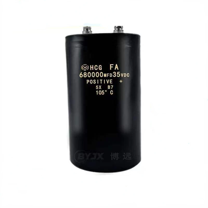 Фото Алюминиевый электролитический конденсатор HCG FA 35V100000uF 35V680000uF, 1 миллион, 1000000MFD, 35VDC конденсатор, Электрический конденсатор JP (происхождение) №2