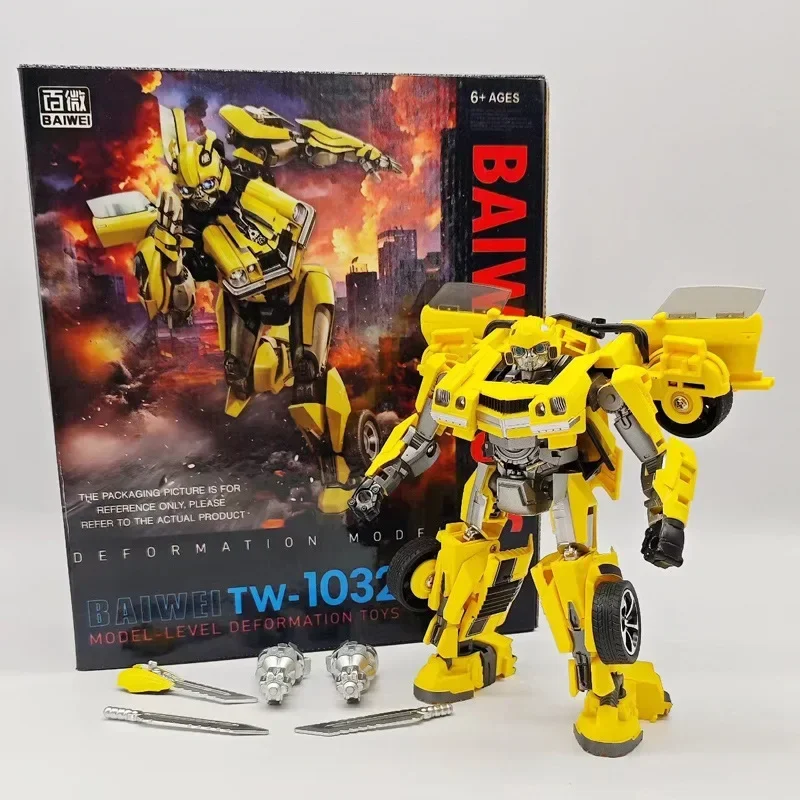 В наличии BAIWEI, трансформирующие игрушки, TW-1032 TW1032, Bumblebee KO, модель автомобиля, робота, фигурка, аниме, экшн-фигурки, коллекционные подарки