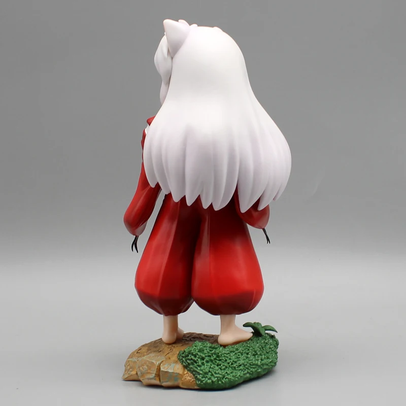Фото 16 см аниме Sesshoumaru Kawaii детство Inuyasha ПВХ Фигурки стоячие модели игрушки Коллекционная кукла статуя украшение подарок №4