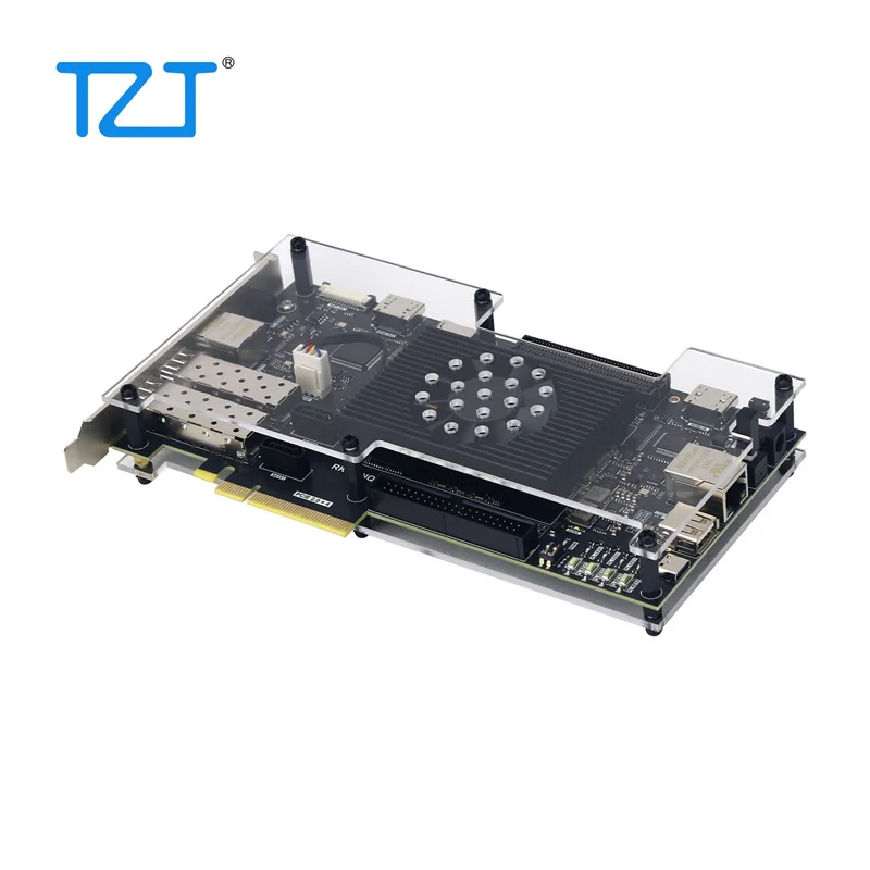 Фото Плата разработки TZT ZYNQ7100 для Xilinx FPGA FMC XC7Z100-2FFG900 с SD-картой и устройством чтения карт №5