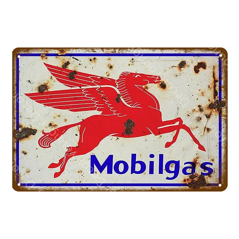 Металлические оловянные таблички для гонок на маслом, мобильный нефть, Mobilgas, винтажная пластина, плакат, бар, гараж, автомобиль, автозаправочная станция, настенные таблички, картина, Декор (art.: 3920c3ebb6925) - 3920c3ebb6925