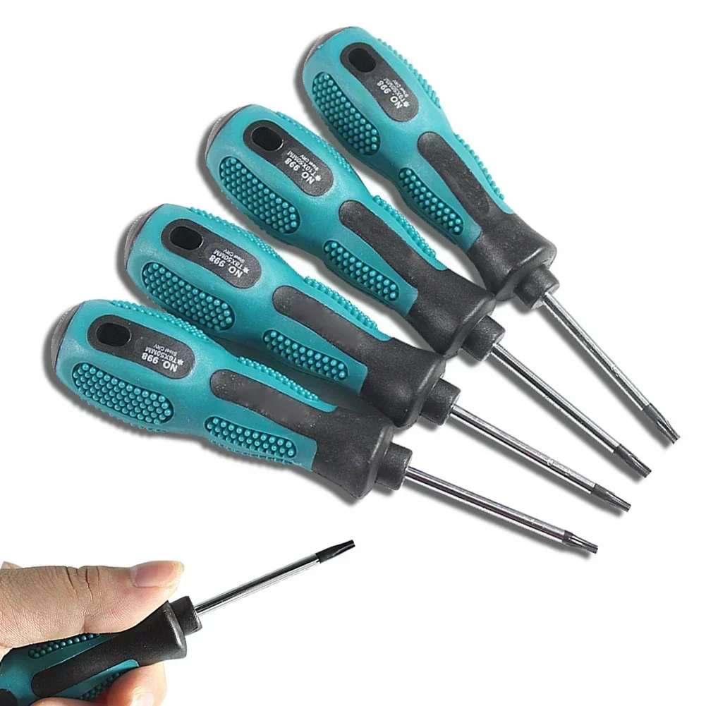 Профессиональная отвертка Torx T6 с подвесным отверстием и битой из хром-ванадиевой стали для проектов DIY