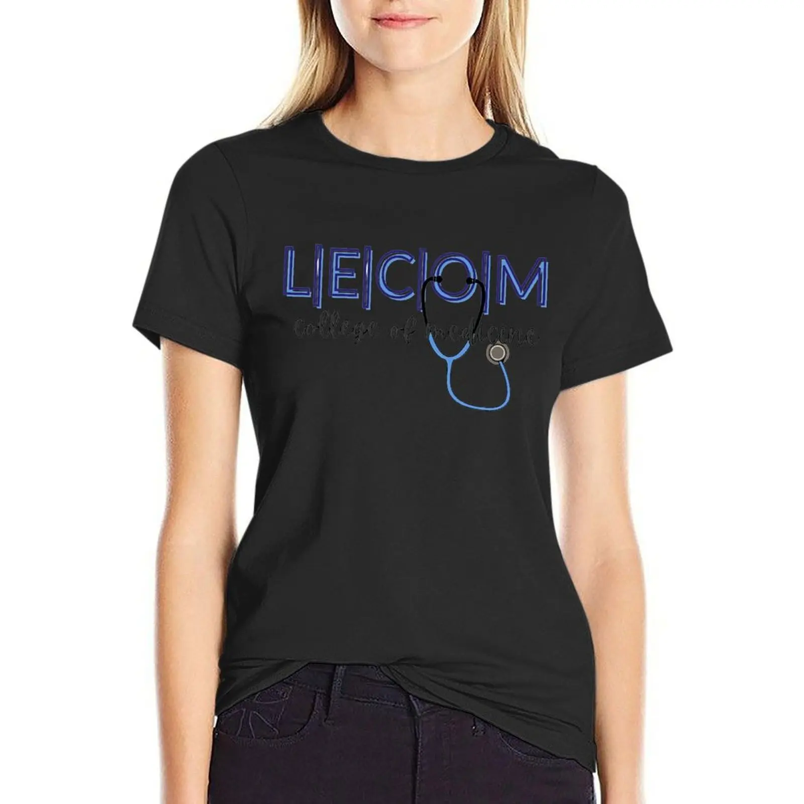 LECOM, одежда, футболка, милая одежда, блузка, футболки для женщин, графика