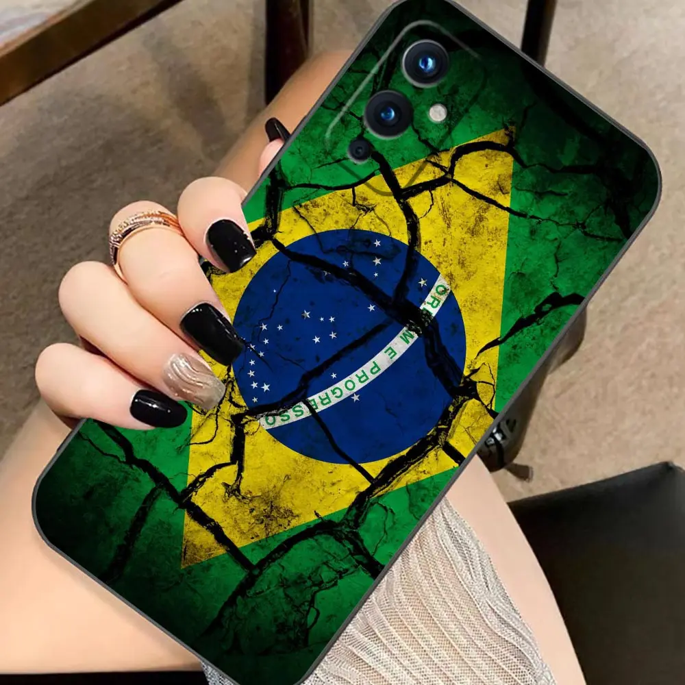 Фото Чехол Funda для Oneplus 9 8 8T 7 7T 6 6T 5 5T NORD N100 N10 2 CE 5G Pro Nokia 3,1 6 7 7,1 Plus, чехол с флагом Бразилии №5