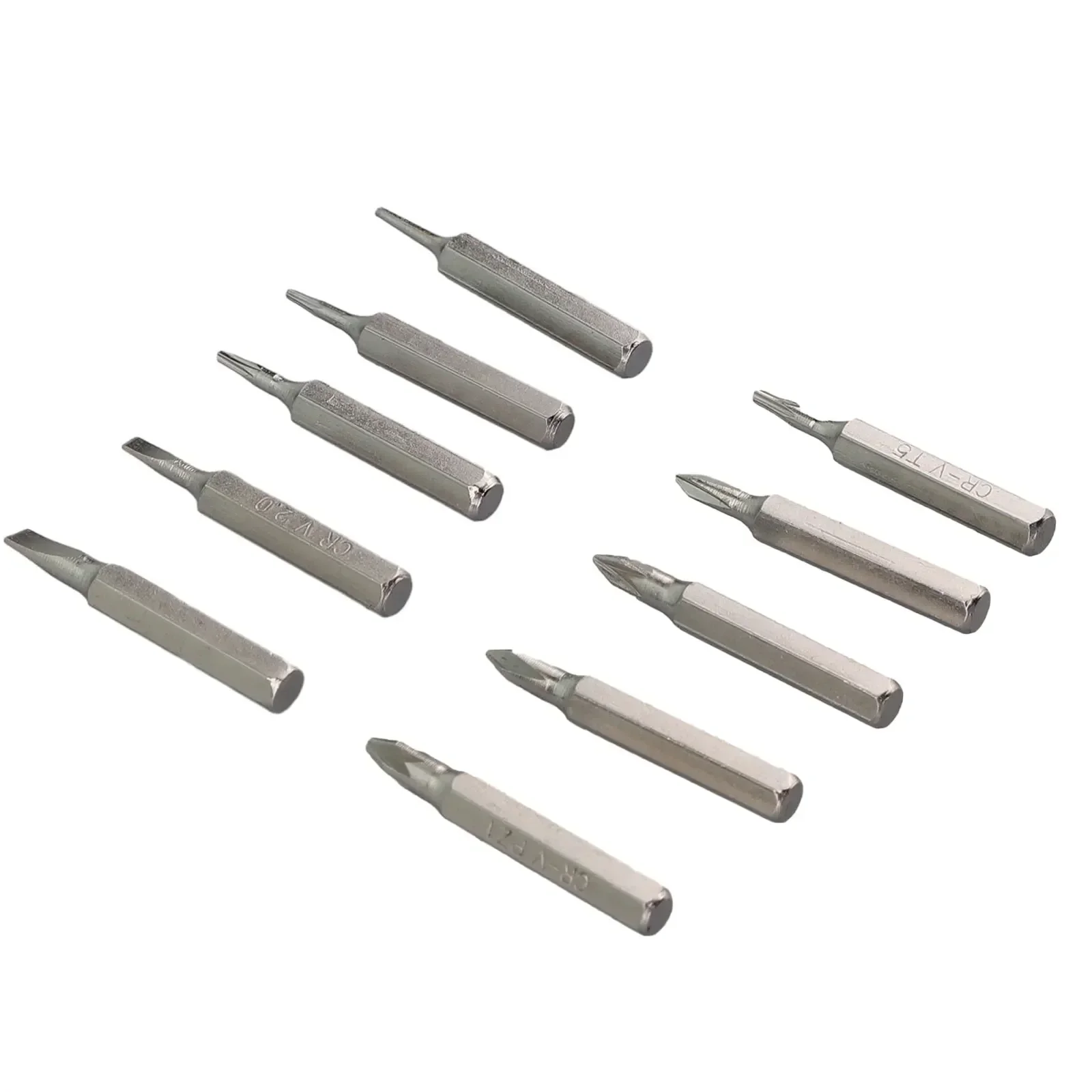 10 шт. отвертки, хвостовик 4 мм, 28 мм, крестовая головка Torx с прорезями PH00/PH0/PZ1/PZ0/SL3/SL2/SL1/T5/T4, детали ручного инструмента