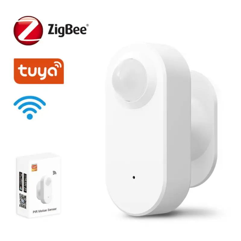 Zigbee/Wi-Fi датчик движения, требуется концентратор Zigbee, безопасность для домашних животных, датчик присутствия человеческого движения, 105 градусов PIR датчик движения