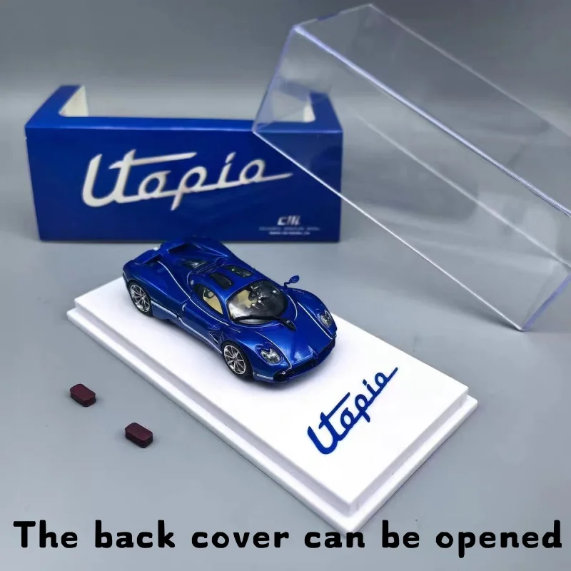 1:64 суперкар Utopia, литая под давлением миниатюрная модель автомобиля из сплава, украшения для взрослых, игрушки для мальчиков, подарки на день рождения для детского фестиваля