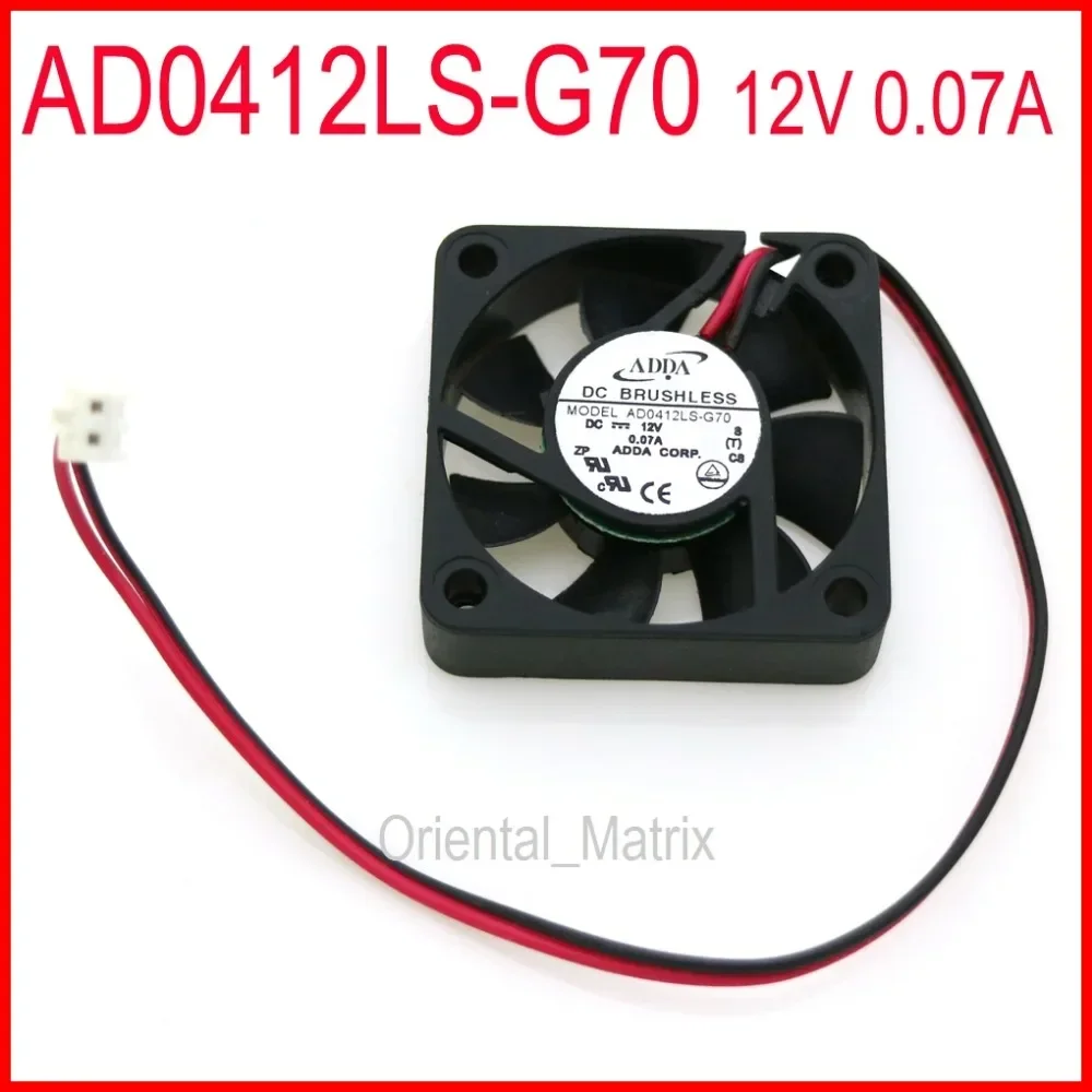 Бесплатная доставка AD0412LS-G70 4010 12 В 0,07 А 4 см 4010 кулер охлаждающий вентилятор