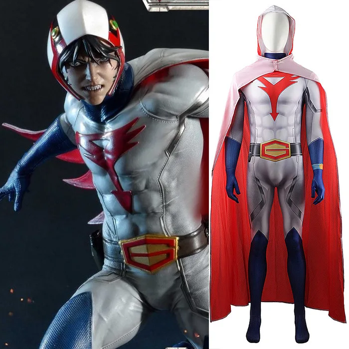 Костюм для косплея Kagaku ниндзя из аниме OVA GATCHAMAN, костюм в стиле супергероя зентай, костюм на Хэллоуин для взрослых