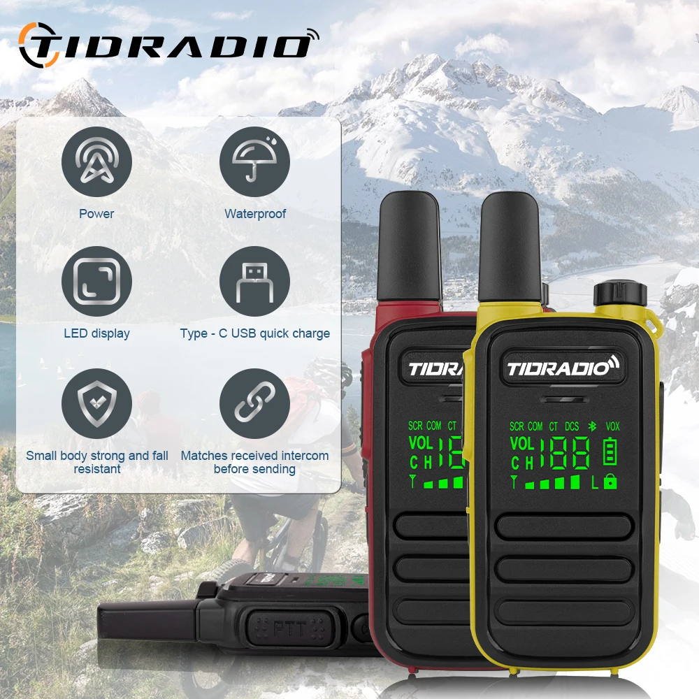 Фото 2 шт., профессиональная мини-рация TIDRADIO M11 №3