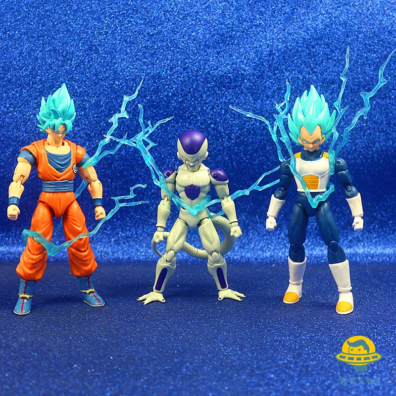 Фото Оригинальная Bandai в наличии Dragon Ball Super Dragon Star Super Saiyan Son Goku мобильный кукла подарок на день рождения Коллекционная модель №2
