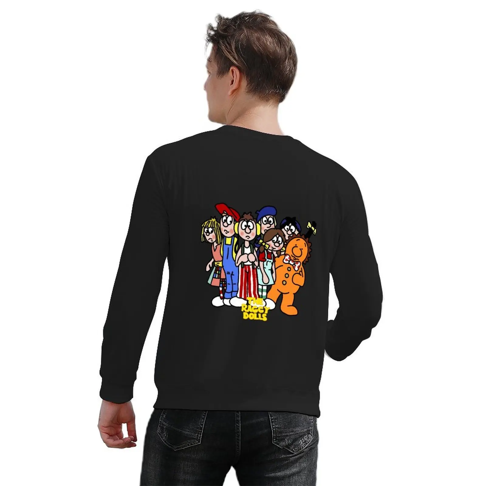Пуловер Raggy Dolls, мужской зимний свитер, спортивные костюмы, эстетичная одежда, корейская осенняя одежда, новые толстовки (art.: 3920d213b2b24) - 3920d213b2b24