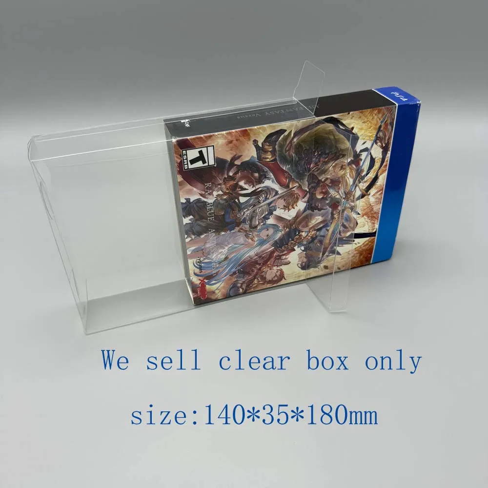 Прозрачная защитная коробка для Granblue Fantasy/PlayStation 4/PS4, коллекционные коробки, TEP-корпус для хранения игр, прозрачный витрина