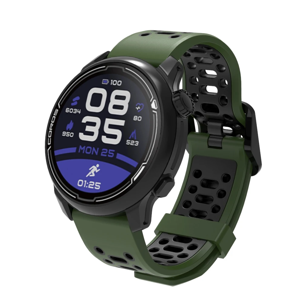 20mm 22mm Multicolor silicone watchband strap For COROS PACE 2/APEX 46mm /VERTIX PRO watchBand wirstband Bracelet PACE 3